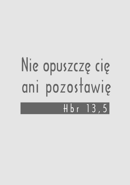 Nie opuszczę cię