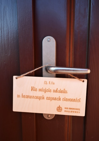 Tabliczka - Nie miejcie